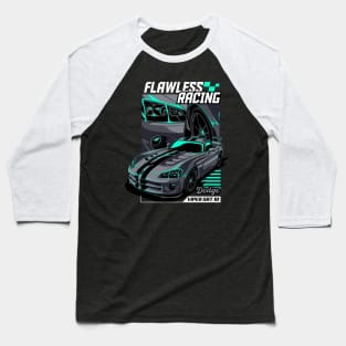 Flawless Racing Dodge Viper SRT-10 Baseball T-Shirt